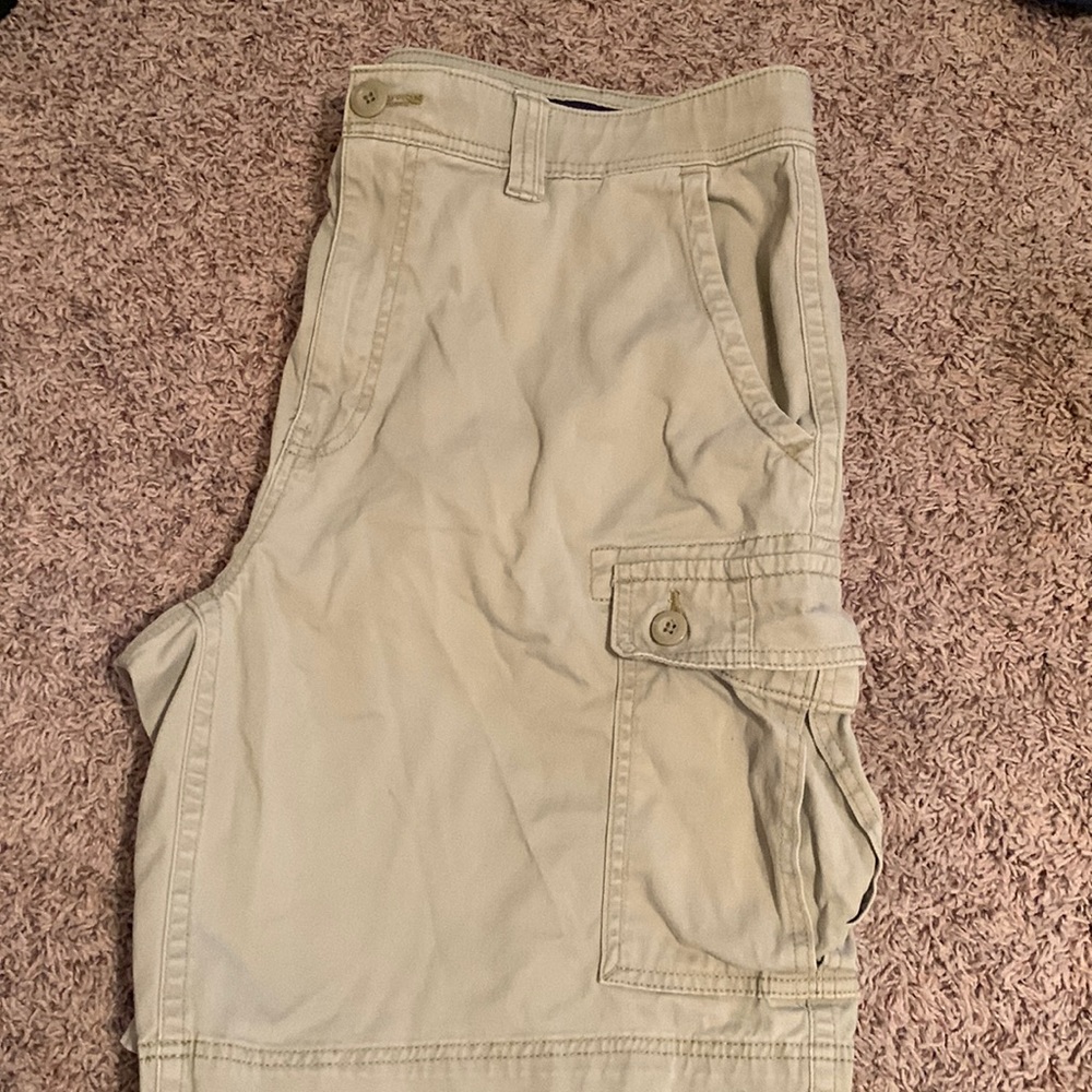Mens Khaki Shorts